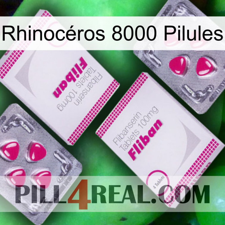 Rhinocéros 8000 Pilules 33